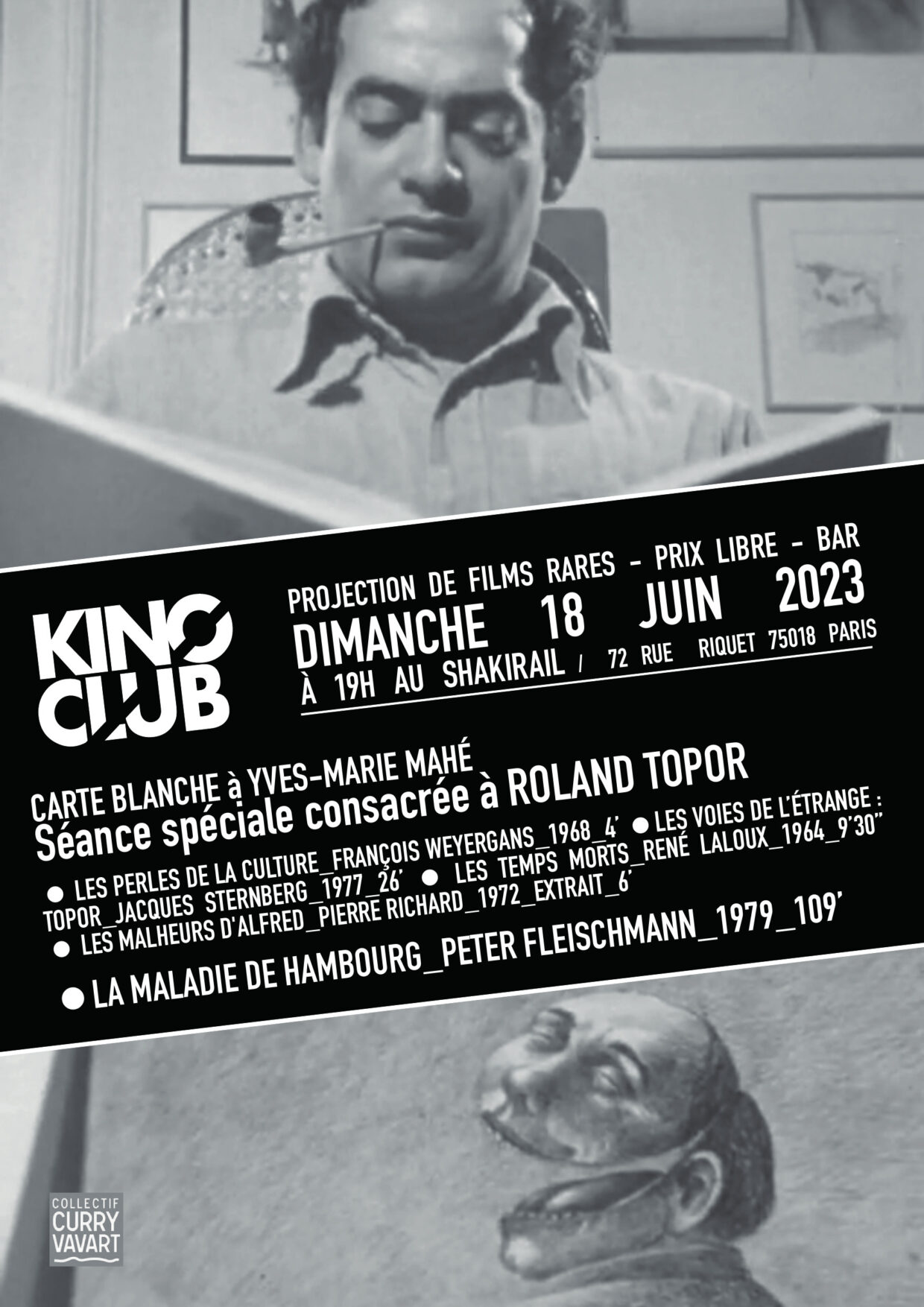 SÉANCES KINO CLUB 2023 (LE SHAKIRAIL ET LE CHAPITRE JOINVILLE)