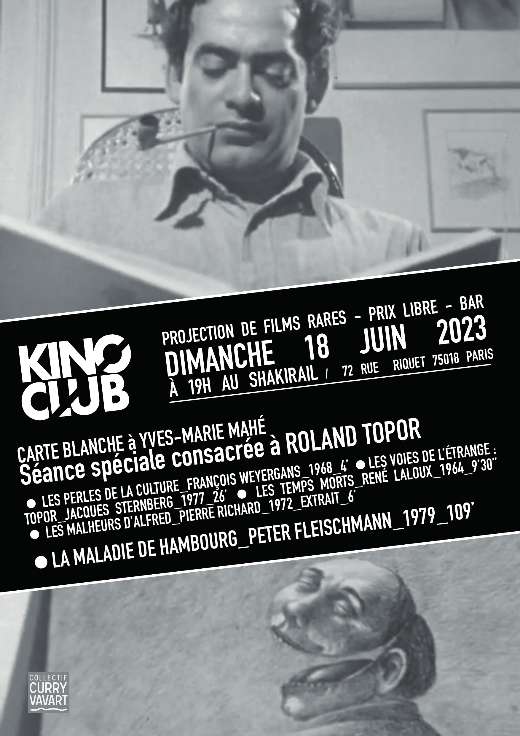 SÉANCES KINO CLUB 2023 (LE SHAKIRAIL ET LE CHAPITRE JOINVILLE)