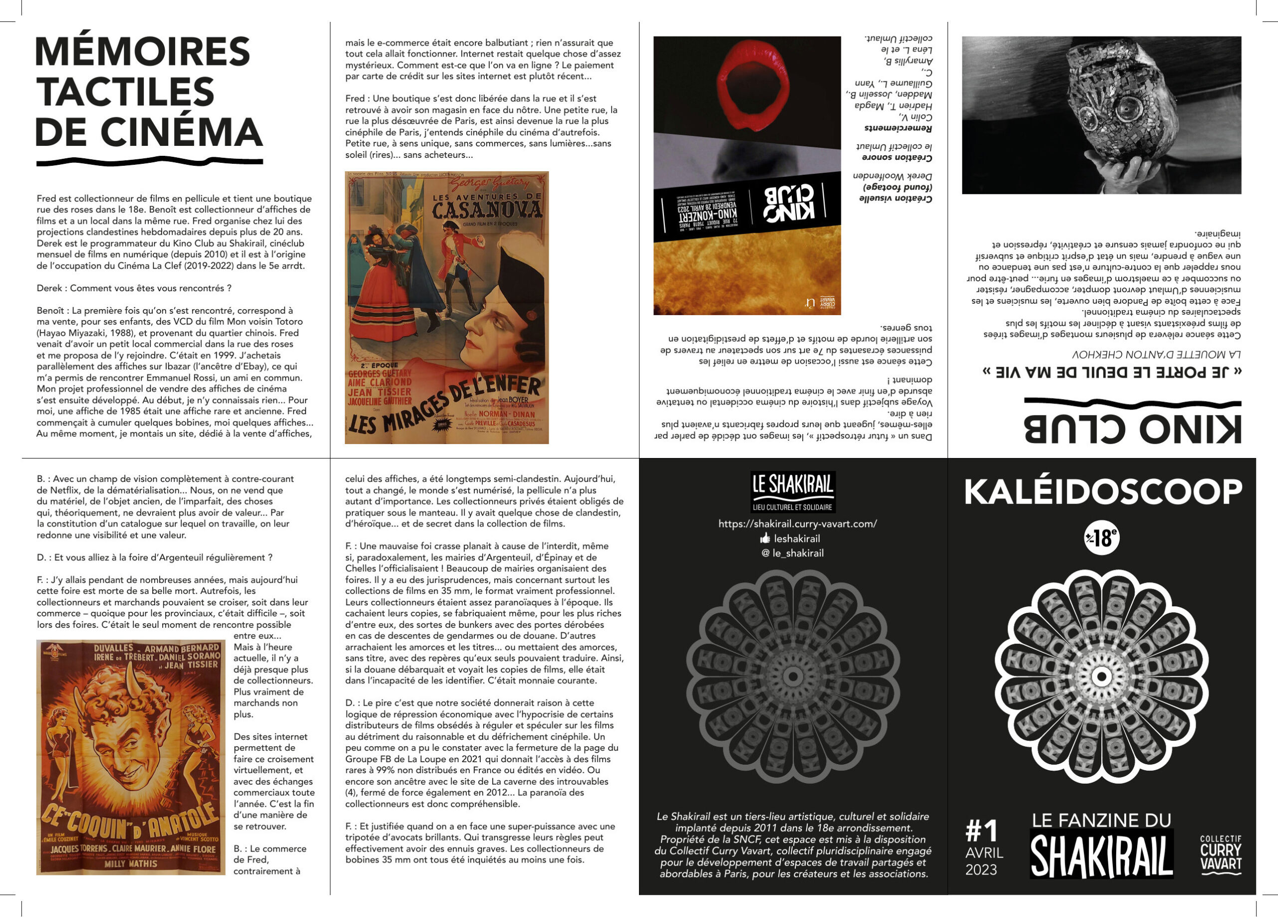 Entretien avec Fred, collectionneurs de films en pellicules, et Benoît, collectionneur d’affiches (Kaleidoscoop, avril 2023, 1/2)