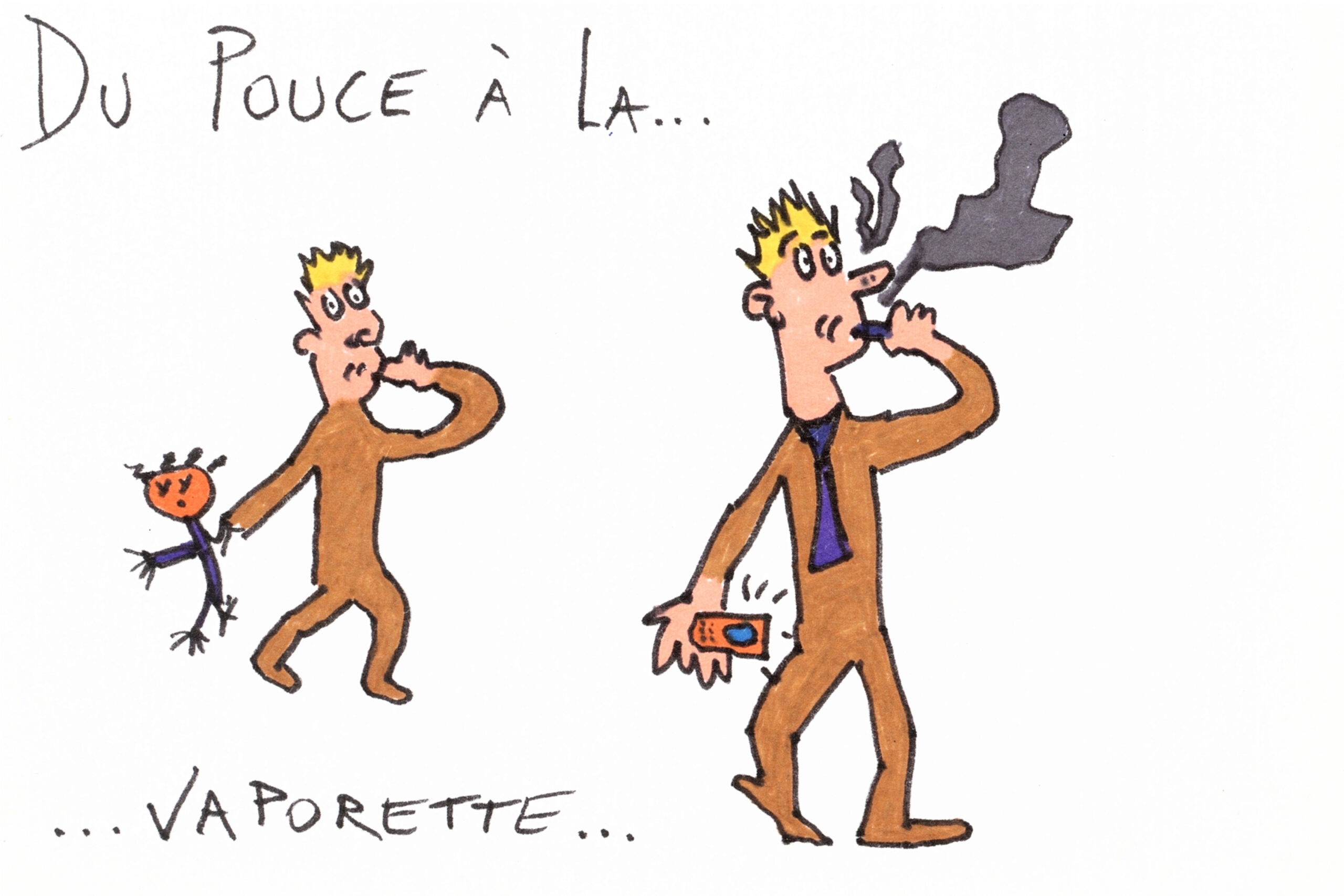 Du pouce à la vaporette…