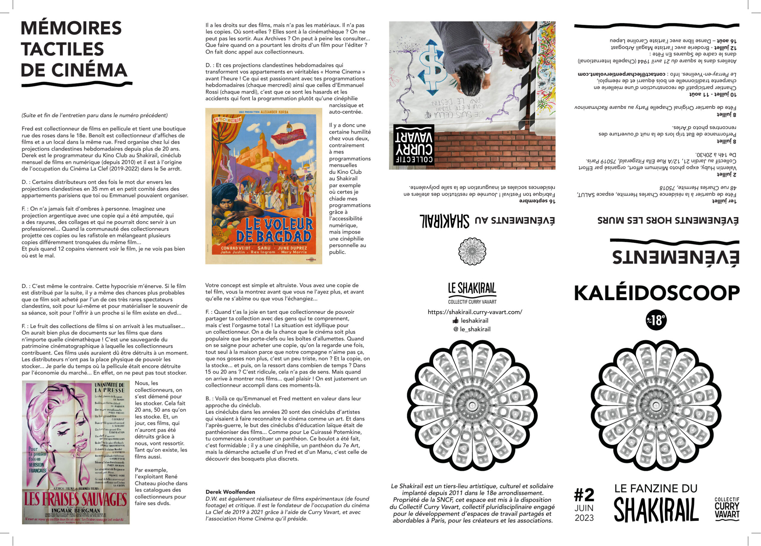 Entretien avec Fred, collectionneur de films en pellicules, et Benoît, collectionneur d’affiches (Kaleidoscoop, juin 2023, 2/2)