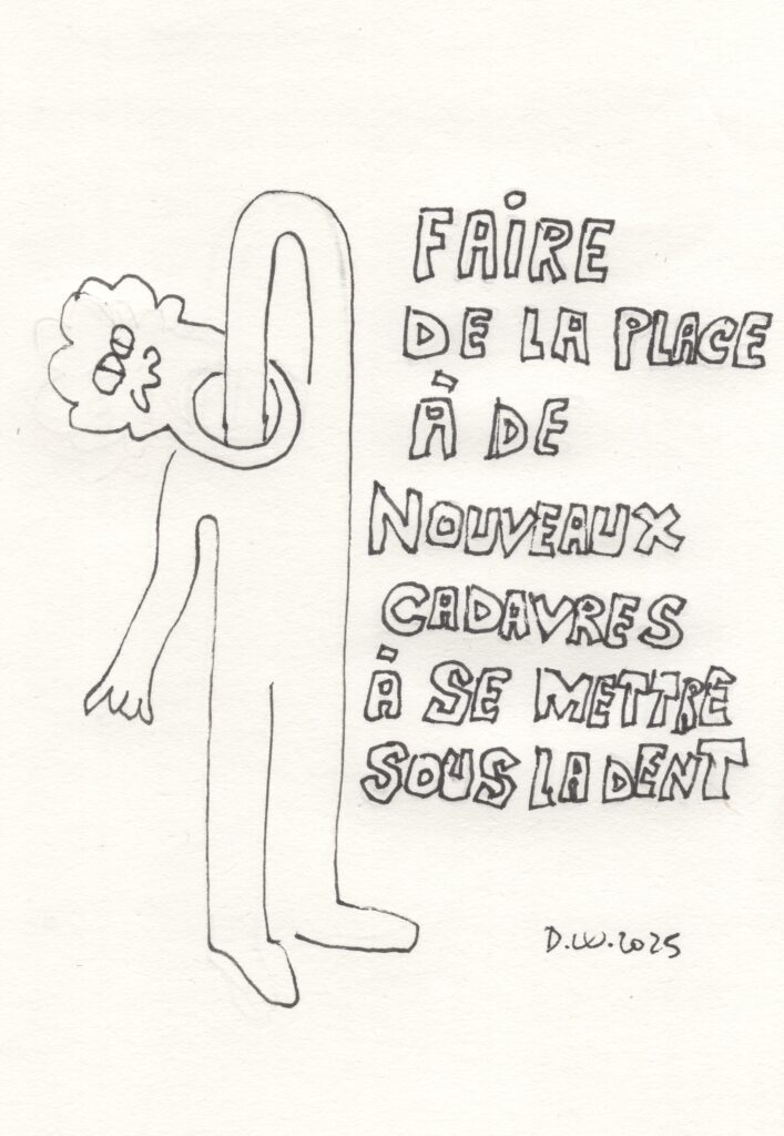 « Fais-moi une place… »