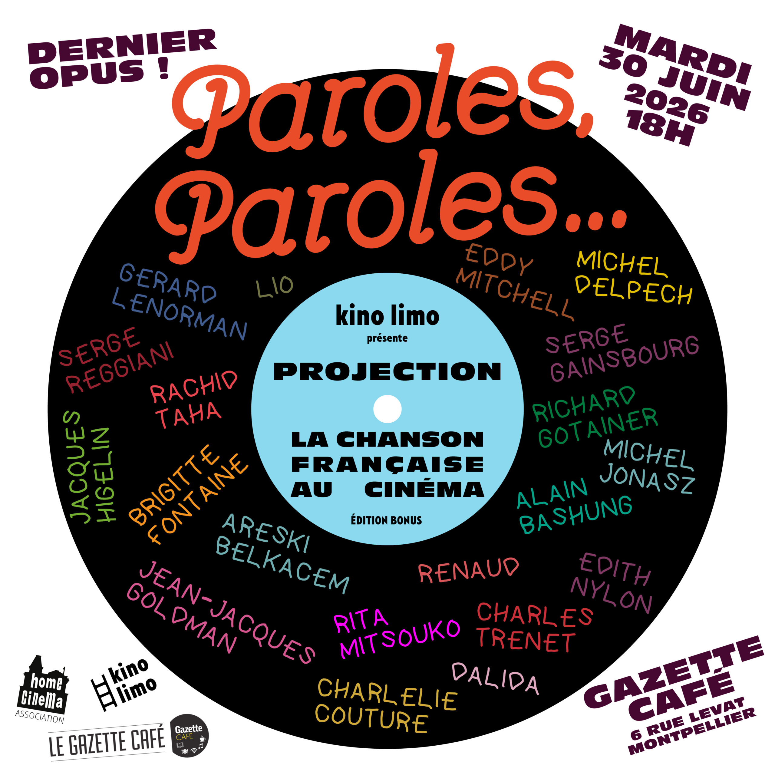 Kino Limo #10 – « Paroles, paroles… – édition bonus »